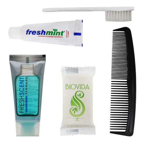 96 Wholesale 5 Piece Basic Wholesale Hygiene Kits