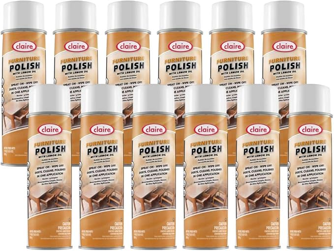 Claire Multi-Surface Furniture Polish 12 19oz BX