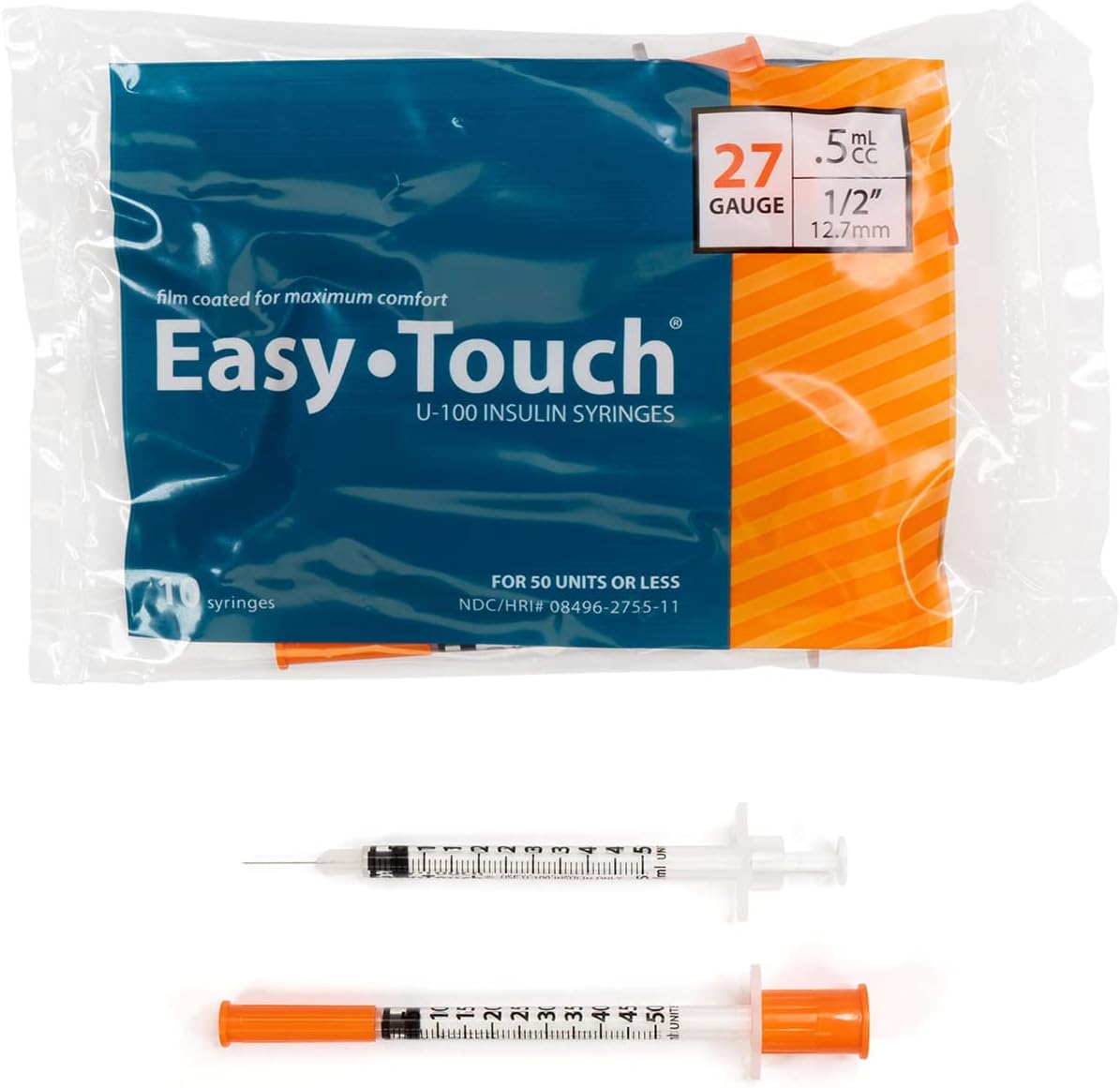Easy Touch .5cc 27g 1/2 inch (827555)