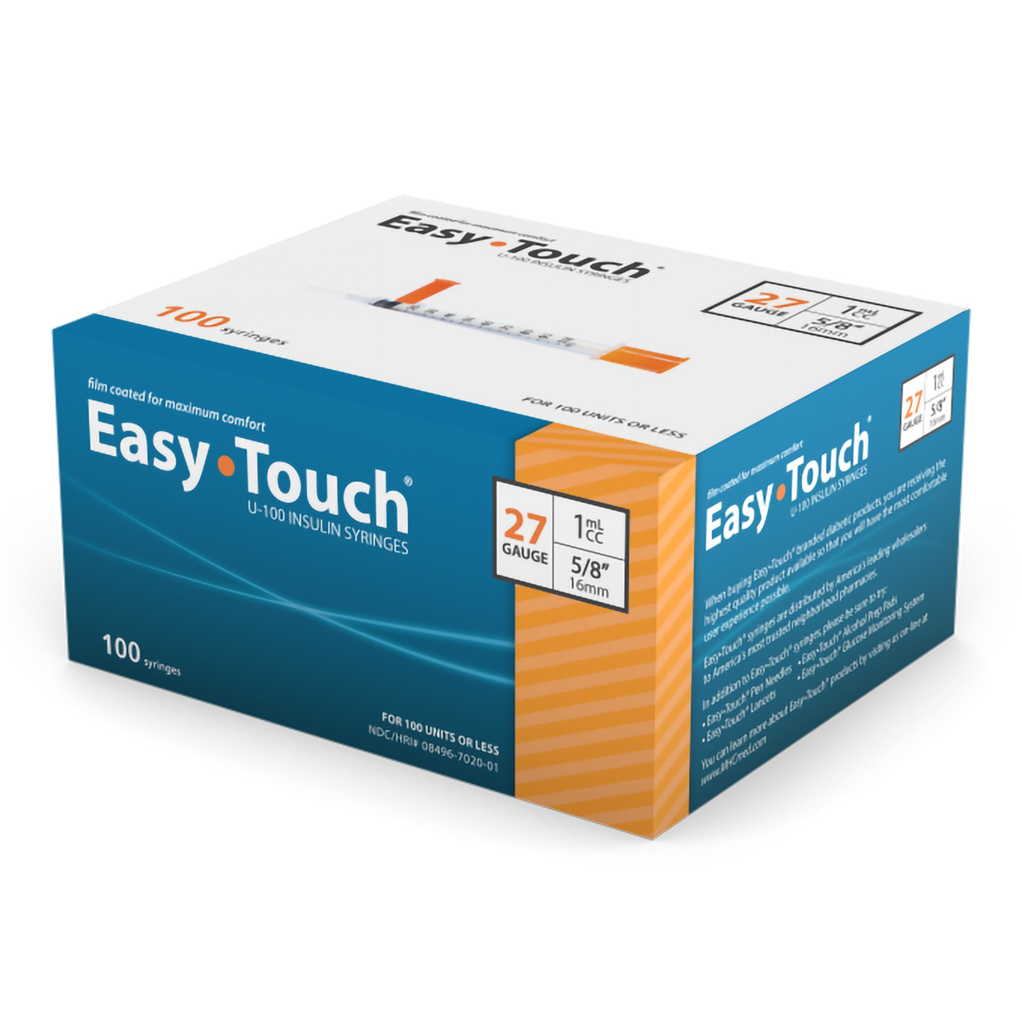 Easy Touch 1cc 27G x 5/8 inch (827158)