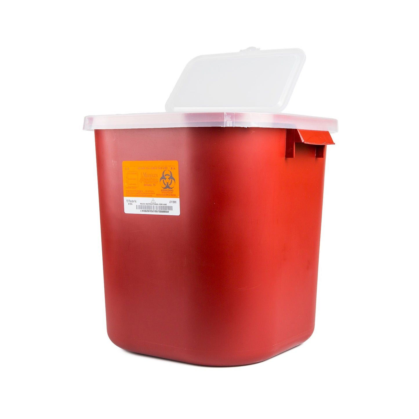 8705 Medegen 8 gallon Red Sharps Container