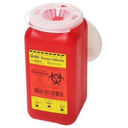 BD 1.4 QT - Sharps Container - MULTI-USE ONE-PIECE SHARPS COLLECTORS 305557