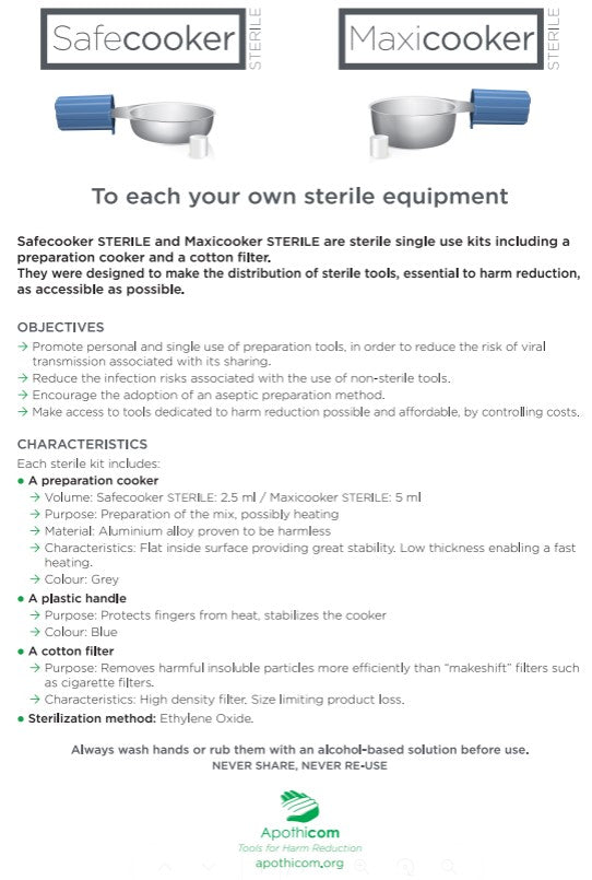 MAXICOOKER STERILE (5mL) - Case of 1000