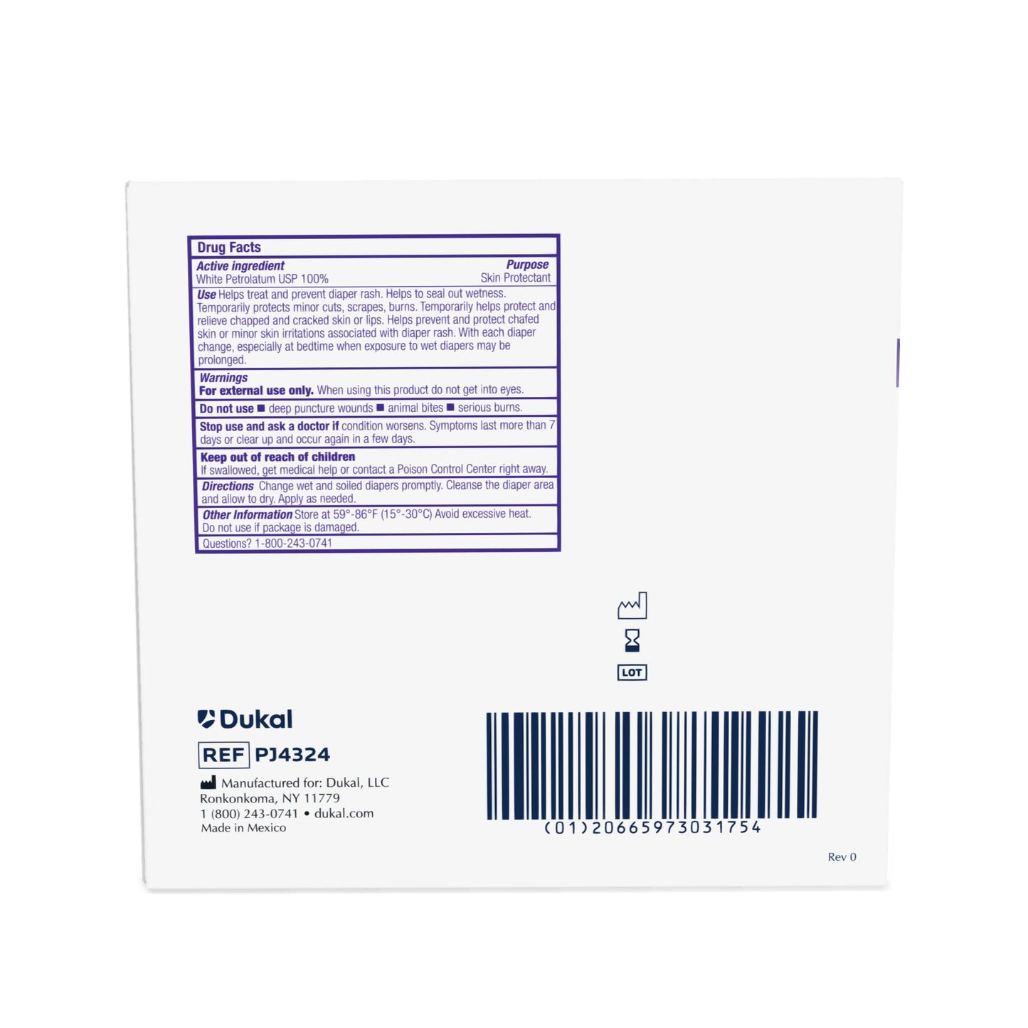 Dukal PJ4324 - White Petrolatum, 5g