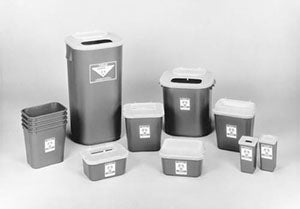 8704 Medegen 2 gallon Red Sharps Container
