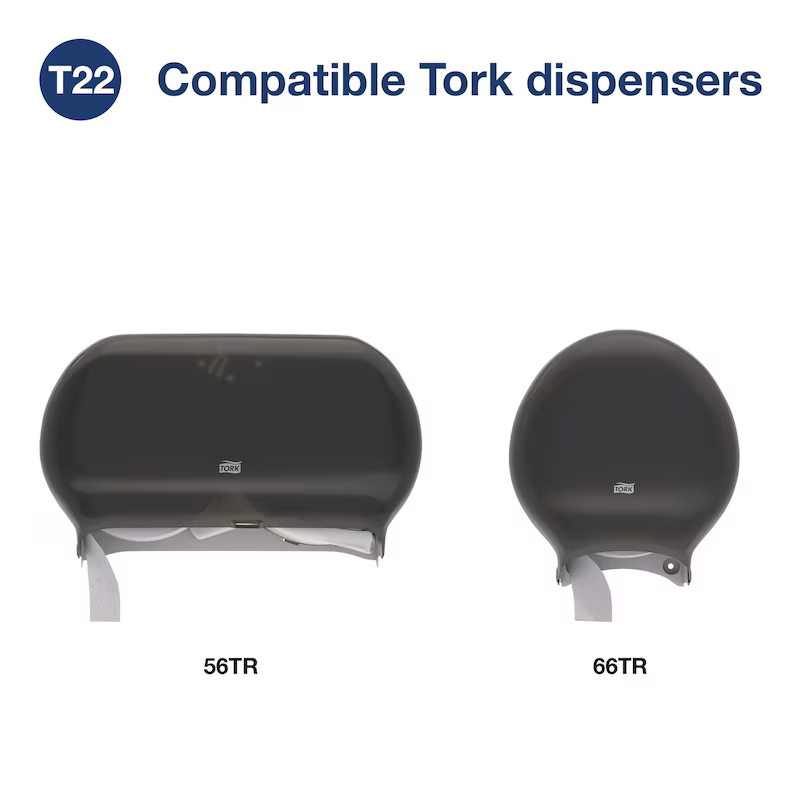 Essity TJ0922A - Tork Jumbo Toilet Paper Roll White T22