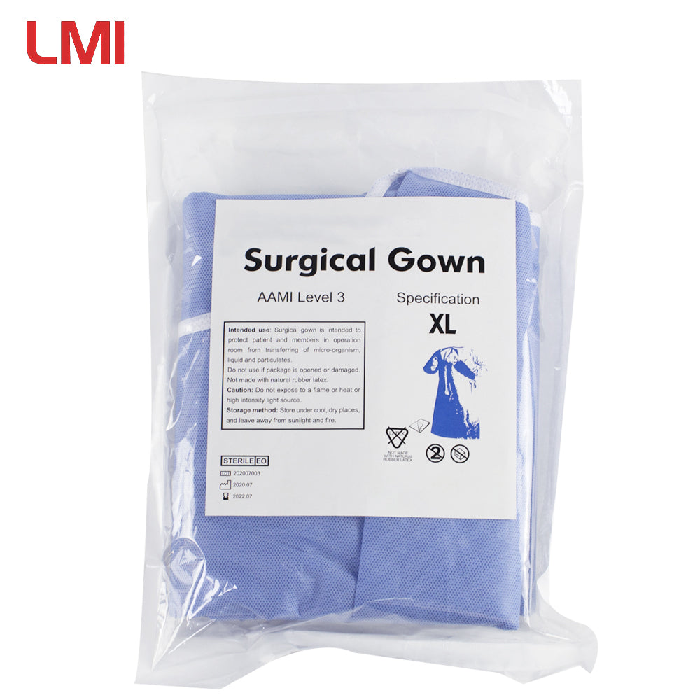 Surgical Gown (Sterilized) - AAMI LEVEL 3 (FDA 510k)