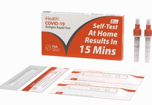 iHealth COVID-19 Rapid Antigen Test (OTC) (2 tests/box)
