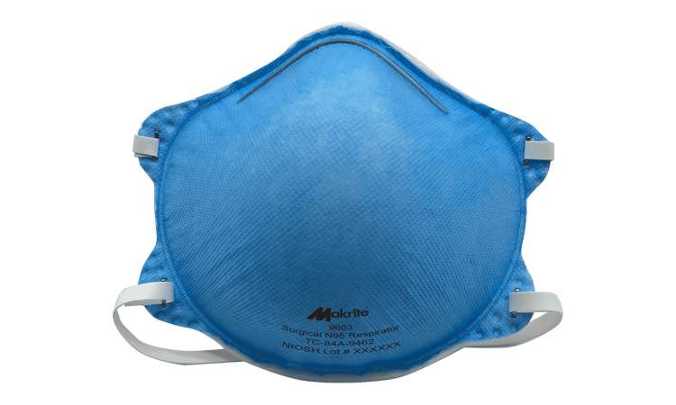 Makrite 9603 NIOSH-approved surgical N95 respirator