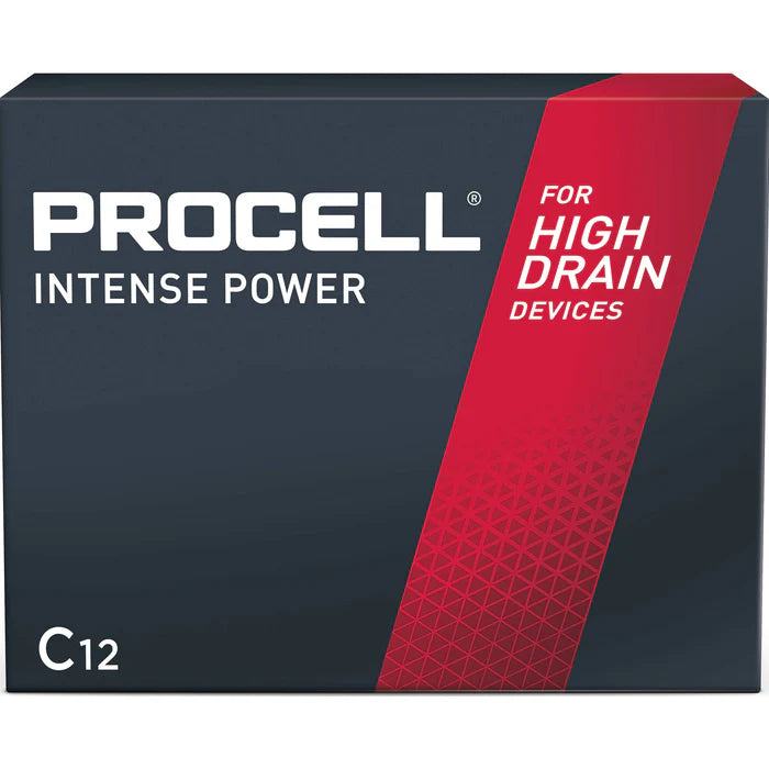 Duracell Procell PX1400 Procell Intense, Size: C, Alkaline Battery, For High Drain Devices