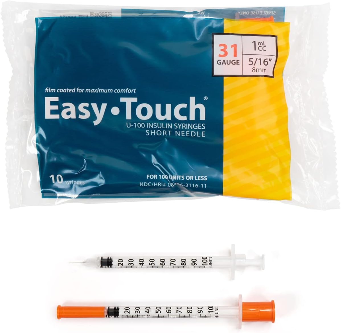 Easy Touch 1cc 31g 5/16 inch (831165)