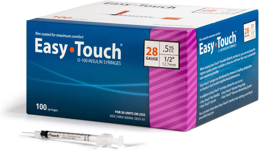 Easy Touch 28G 1/2" 0.5cc (628555)