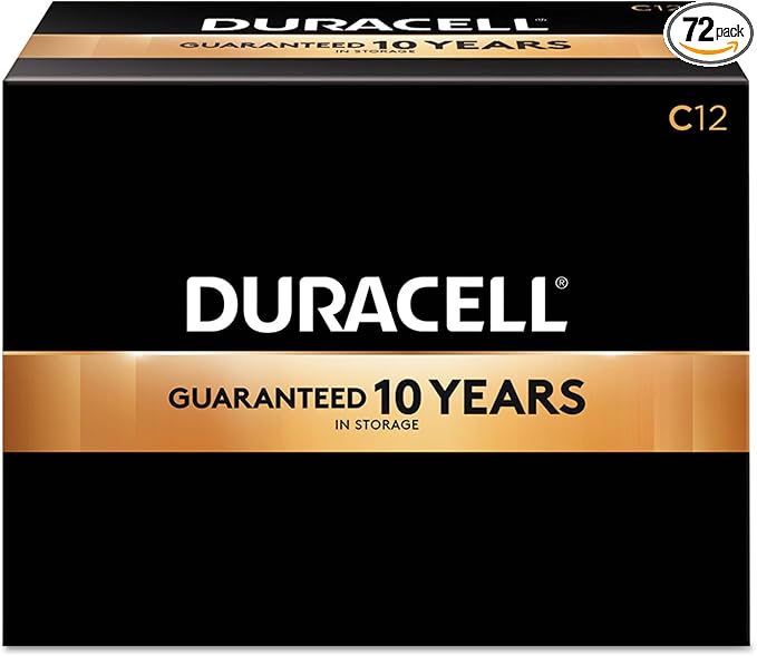 Duracell PGD PC1400CS Battery, Alkaline, Size C