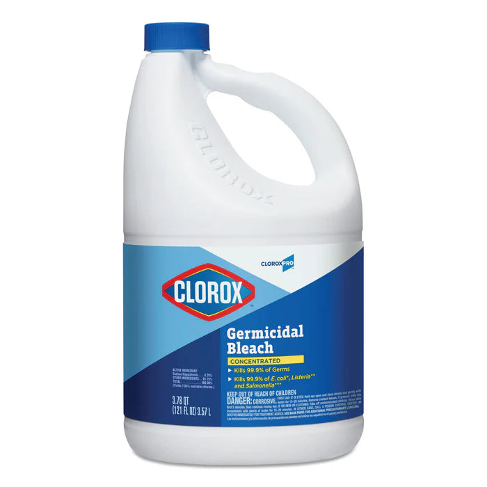 Clorox® Concentrated Germicidal Bleach, Regular, 121oz Bottle