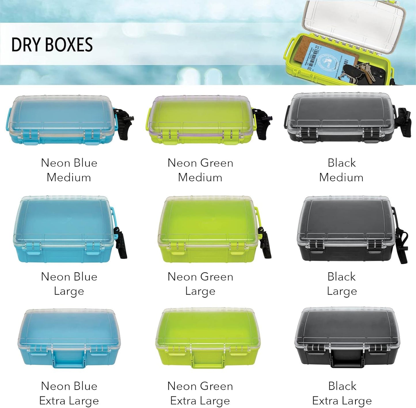 LMI Waterproof Dry Box with Silicone Liner