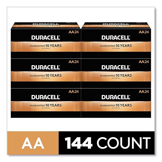 Duracell Power Preserve MN1500BKD Battery, Alkaline, Size AA