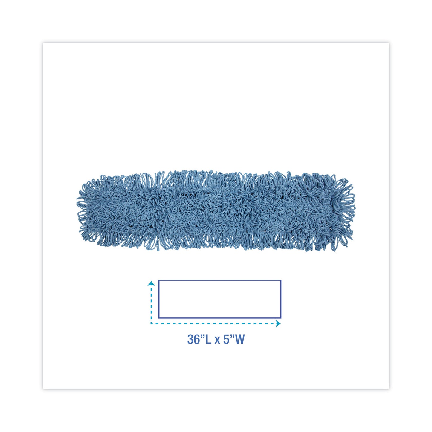 Dust Mop Launderable 36" x 5" 3/CS