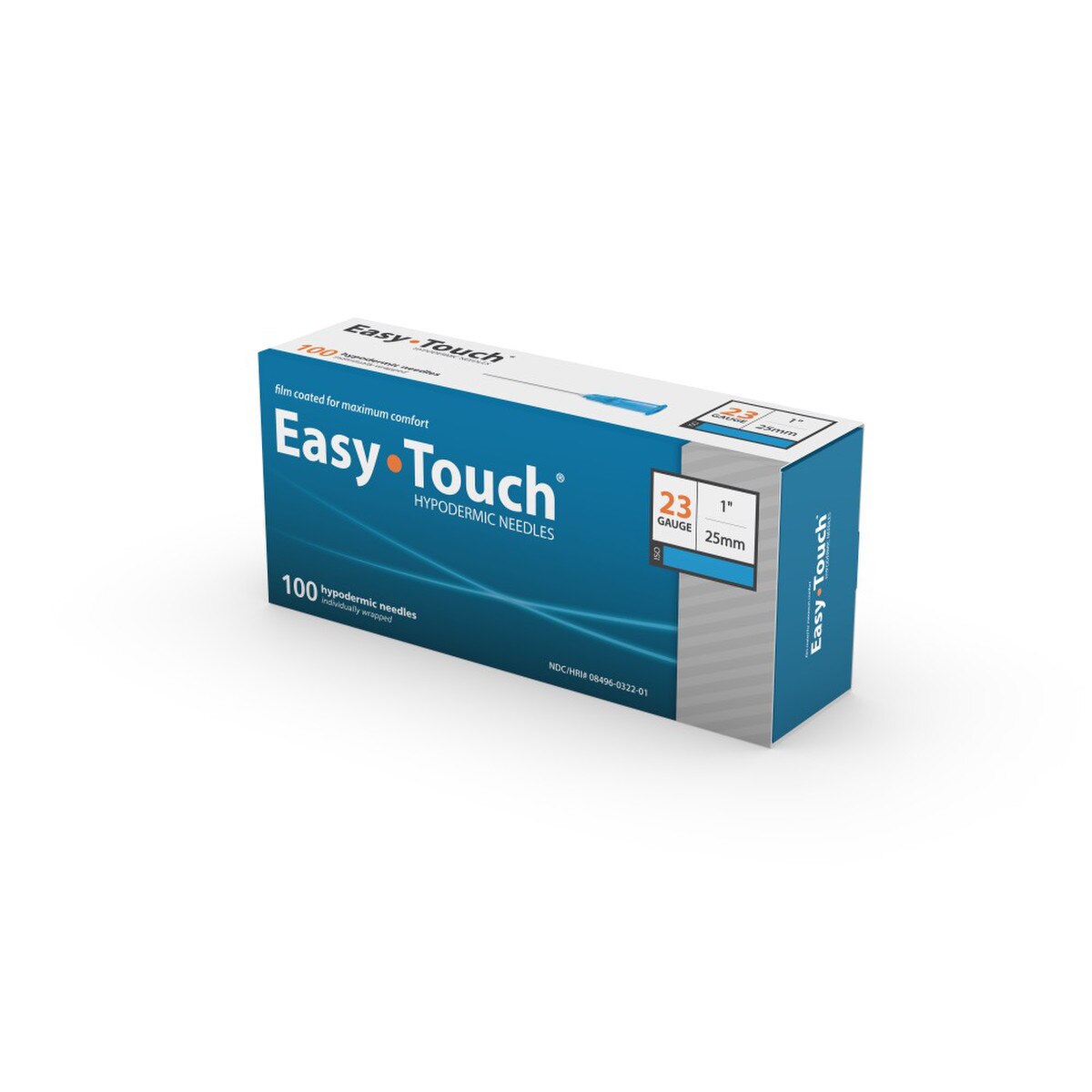 Easy Touch 23Gx 1 inch  Hypodermic needle