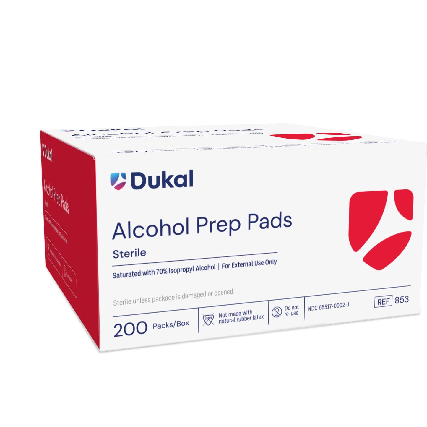 Dukal 853 Alcohol Prep Pad