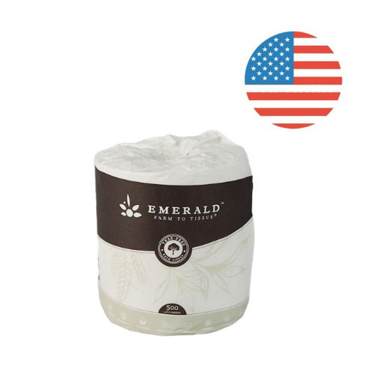 Emerald Brand Tree Free Toilet Paper 500/96Roll/Case