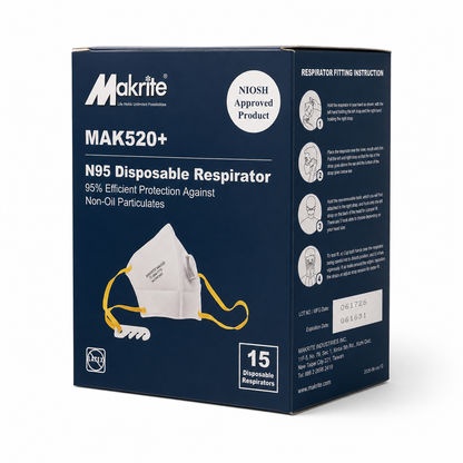 Makrite MAK520+ N95 Disposable Respirator