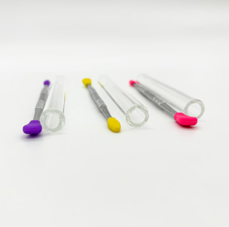 Pusher, silicone tip