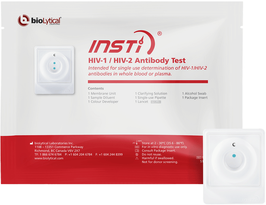 INSTI HIV-1 / HIV-2 Antibody Fingerstick Test