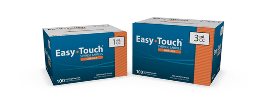EasyTouch Syringe Barrels 1ml 802010 (TB) (no needle)