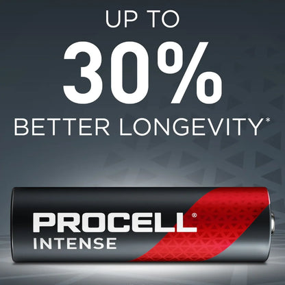 Duracell Procell PX1500 Procell Intense, Size: AA, Alkaline Battery, For High Drain Devices