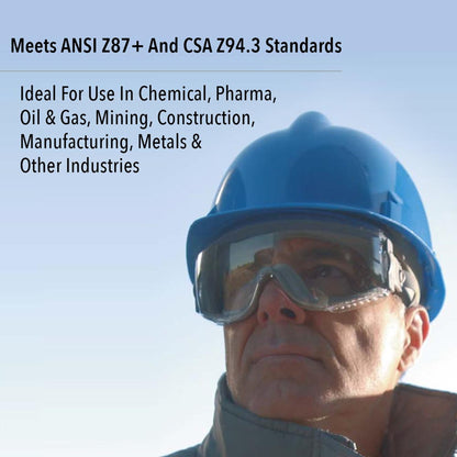 Uvex by Honeywell Stealth Safety Goggles with Uvextreme Anti-Fog Coating - S39610C