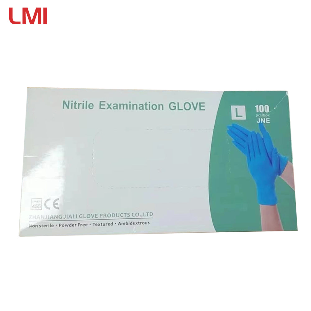 Nitrile examination gloves