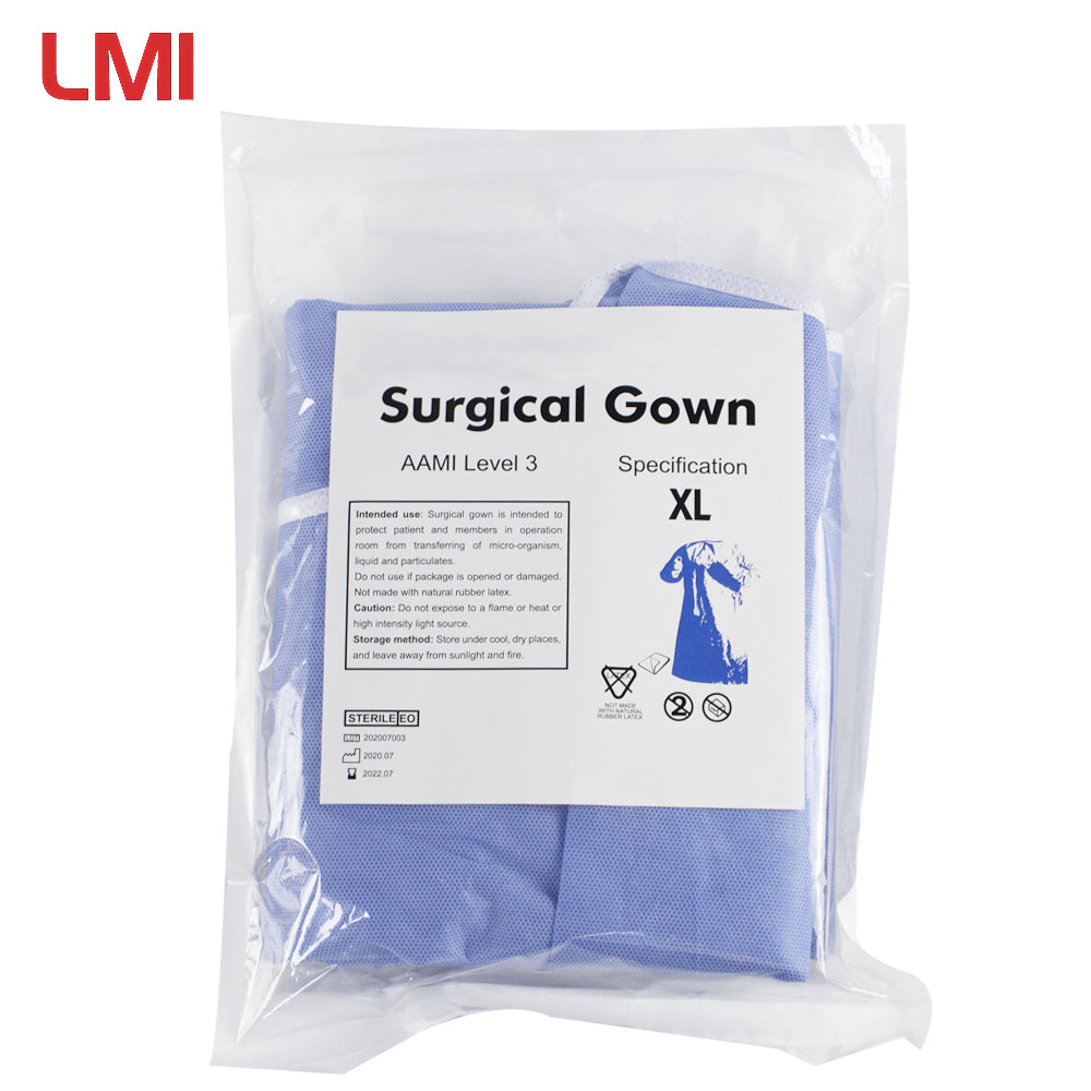 High-Quality Sterile Surgical Gown - AAMI Level 3