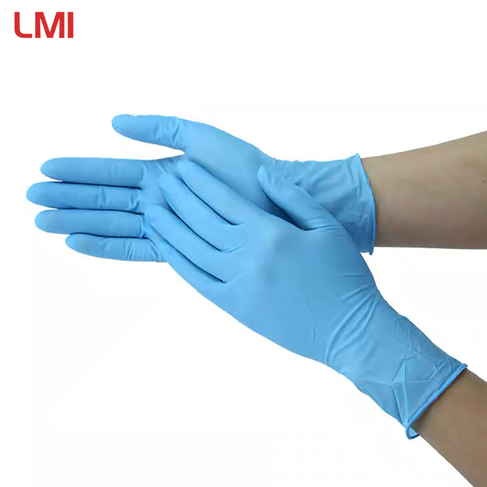 Nitrile examination gloves